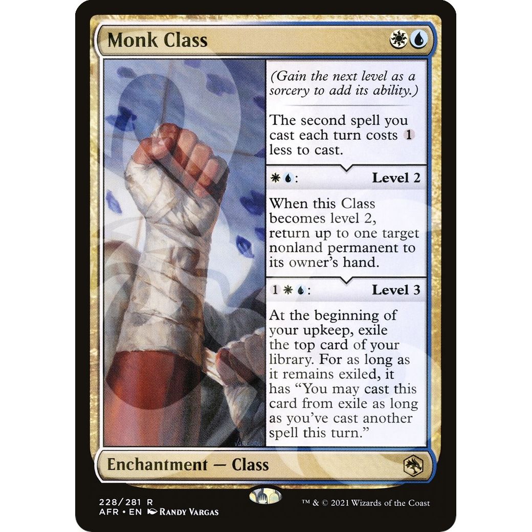 Image for Monk Class (228) (AFR&) - Magic: The Gathering