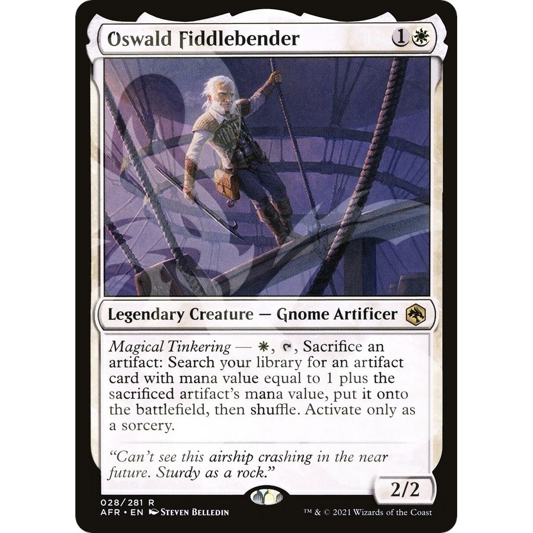 Image for Oswald Fiddlebender (28) (AFR&) - Magic: The Gathering
