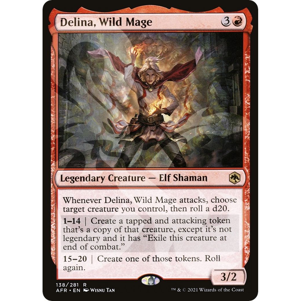 Image for Delina, Wild Mage (138) (AFR&) - Magic: The Gathering