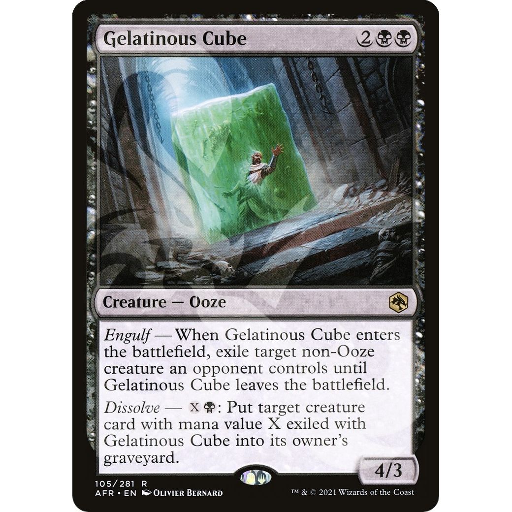 Image for Gelatinous Cube (105) (AFR&) - Magic: The Gathering