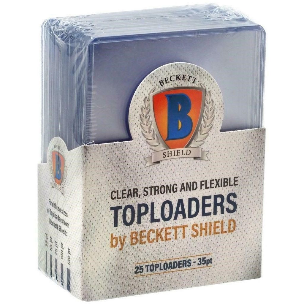 Image for Beckett Shield Standard Size Card 35pt Toploader (25 Pack) - Card Sleeves