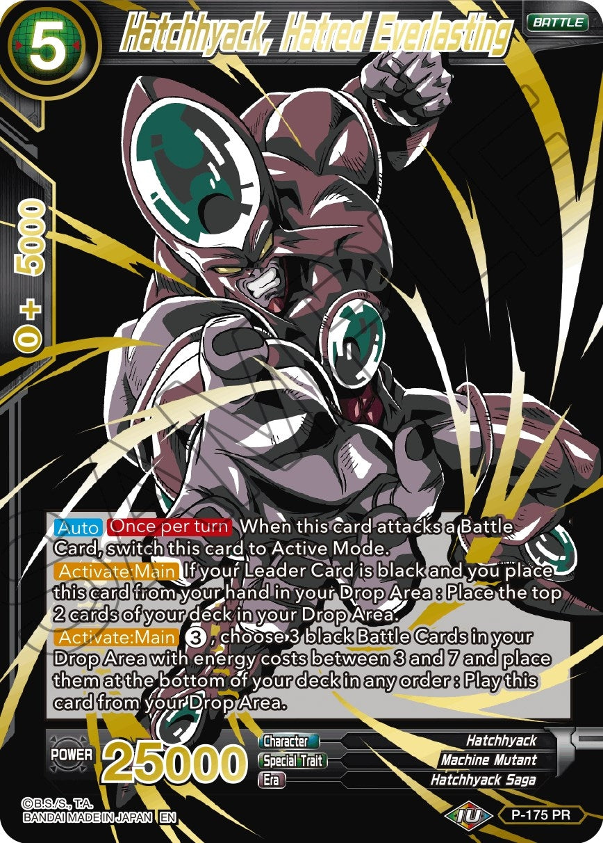 Image for Hatchhyack, Hatred Everlasting (Alternate Art) (P-175) (DBS-BE19) - Dragon Ball Super: Masters