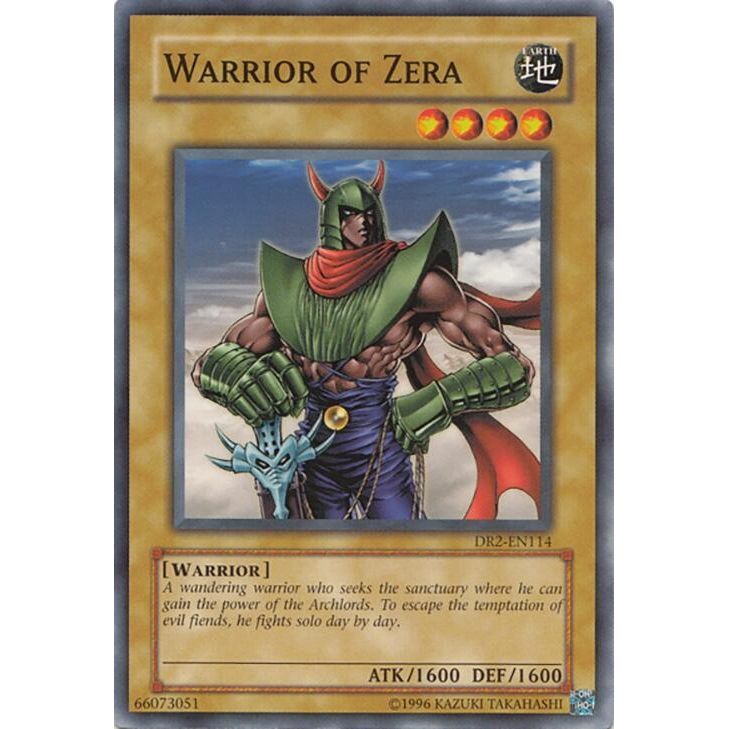 Image for Warrior of Zera (DR2-EN114) (DR2) - YuGiOh