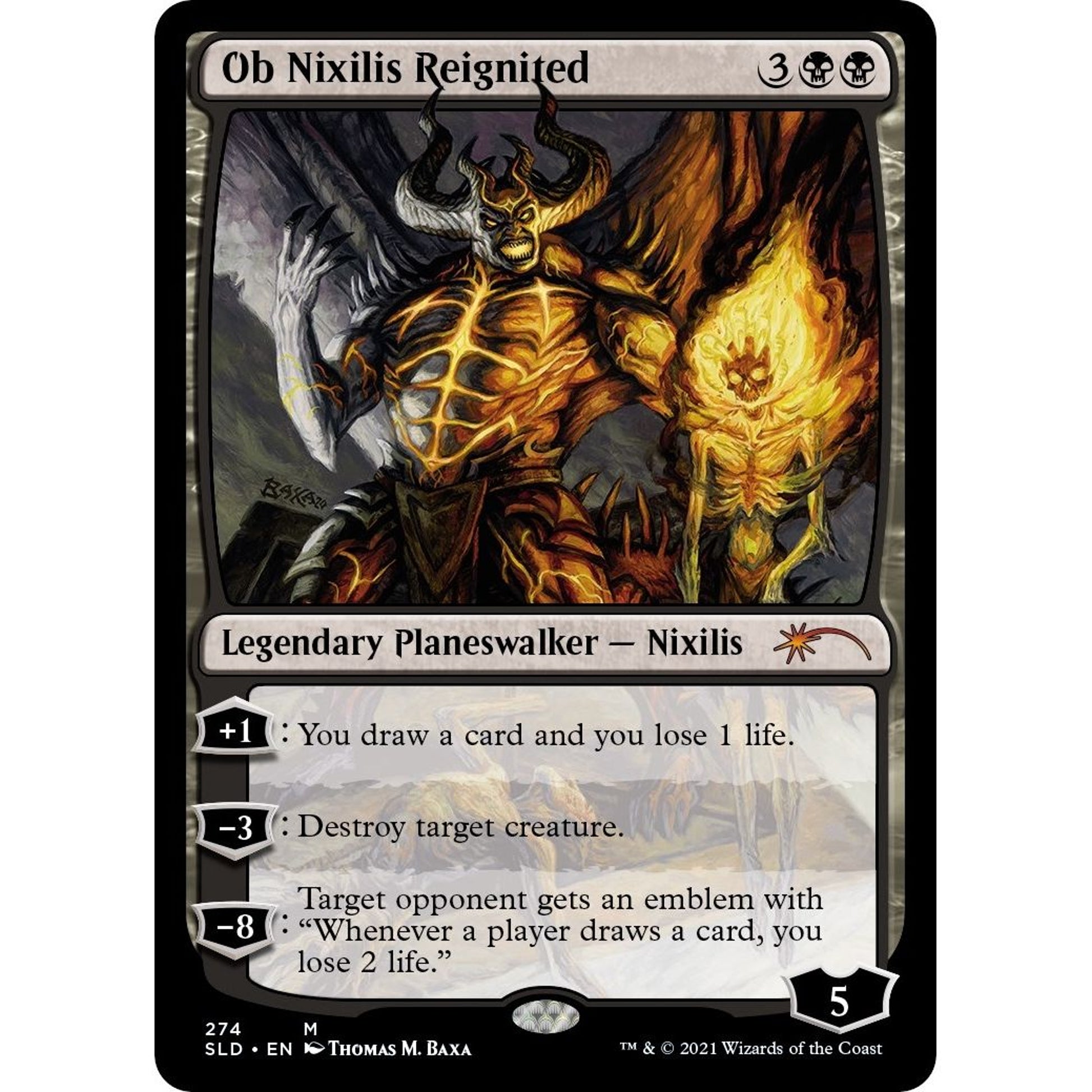 Image for Ob Nixilis Reignited (274) (SLD) - Magic: The Gathering