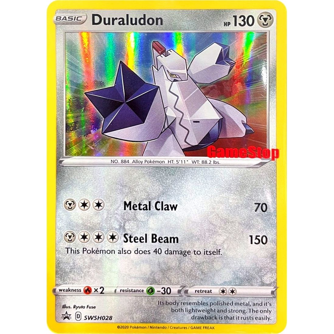 Image for Duraludon - SWSH028 (Gamestop Exclusive) (SWSH028) (MCAP) - Pokemon