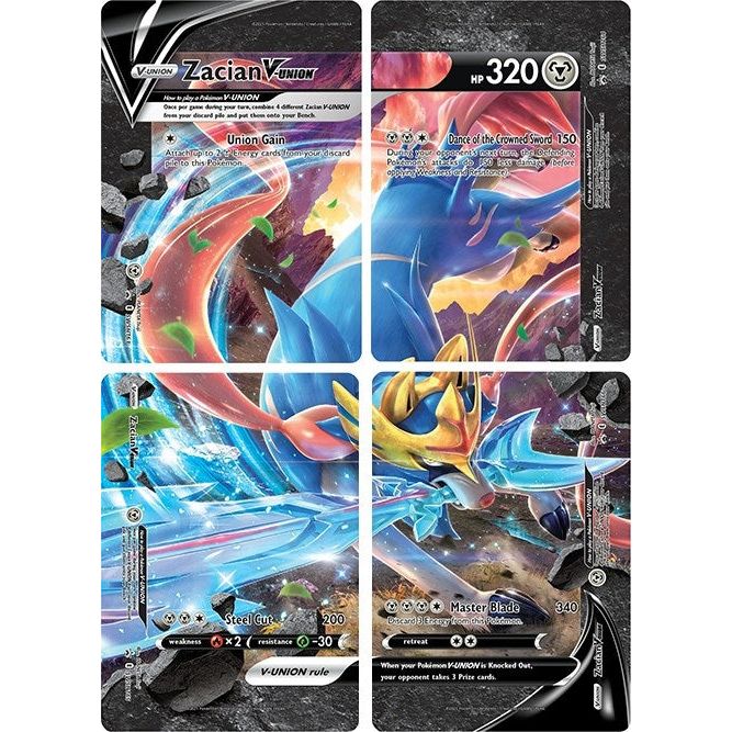 Image for Zacian V-UNION [Set of 4] (SWSD) - Pokemon