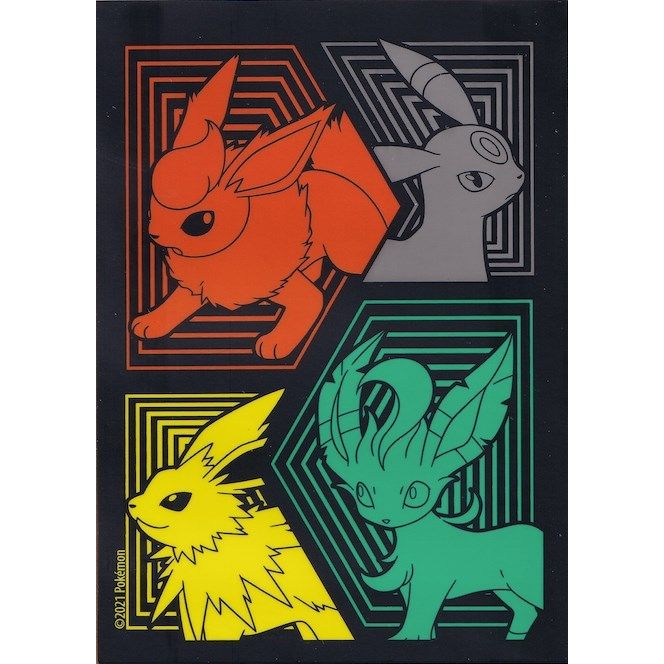 Image for Pokemon TCG: Evolving Skies Elite Trainer Box Card Sleeves - Flareon, Jolteon, Umbreon & Leafeon (65 Pack) - Card Sleeves