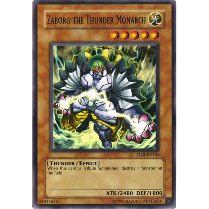 Image for Zaborg the Thunder Monarch (DR2-EN135) (DR2) - YuGiOh