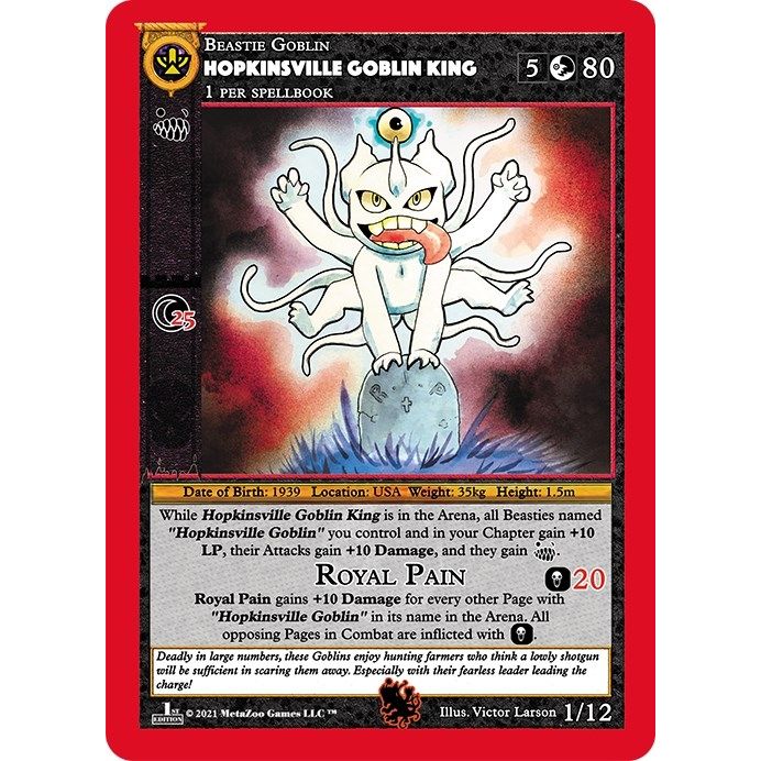 Image for Hopkinsville Goblin King (1) (CNFE-TD) - MetaZoo