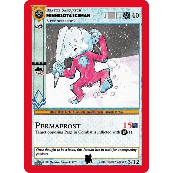 Image for Minnesota Iceman (3) (CNFE-TD) - MetaZoo