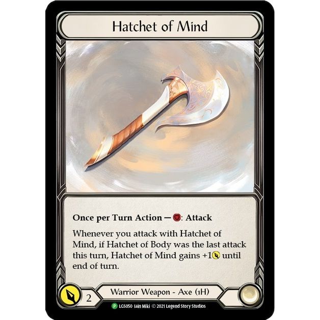 Image for Hatchet of Mind - LGS050 (LGS050) (PR) - Flesh and Blood TCG