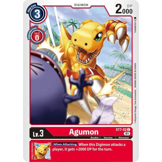 Image for Agumon (ST7-02 C) (ST-7) - Digimon Card Game