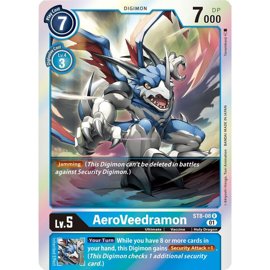 Image for AeroVeedramon (ST8-08 R) (ST-8) - Digimon Card Game