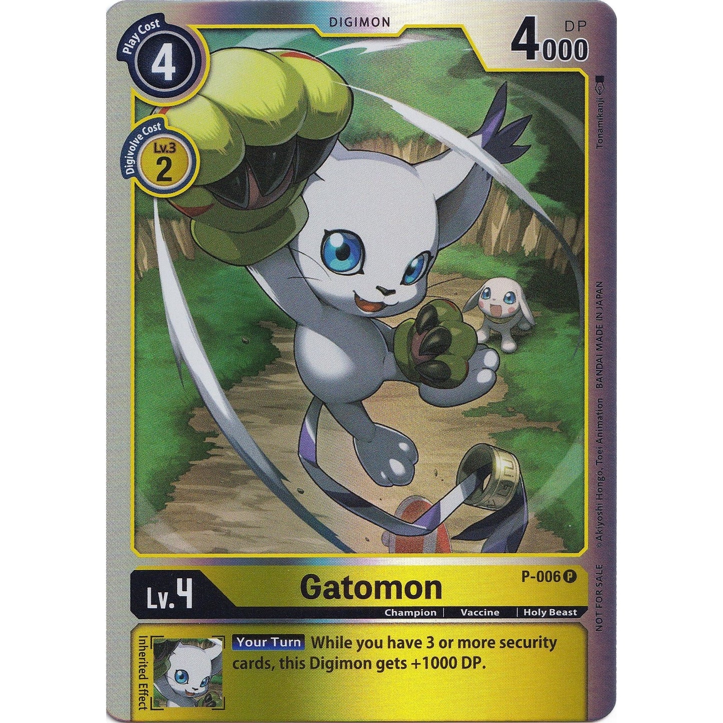 Image for Gatomon - P-006 (Rainbow Foil) (P-006 P) (D-PR) - Digimon Card Game