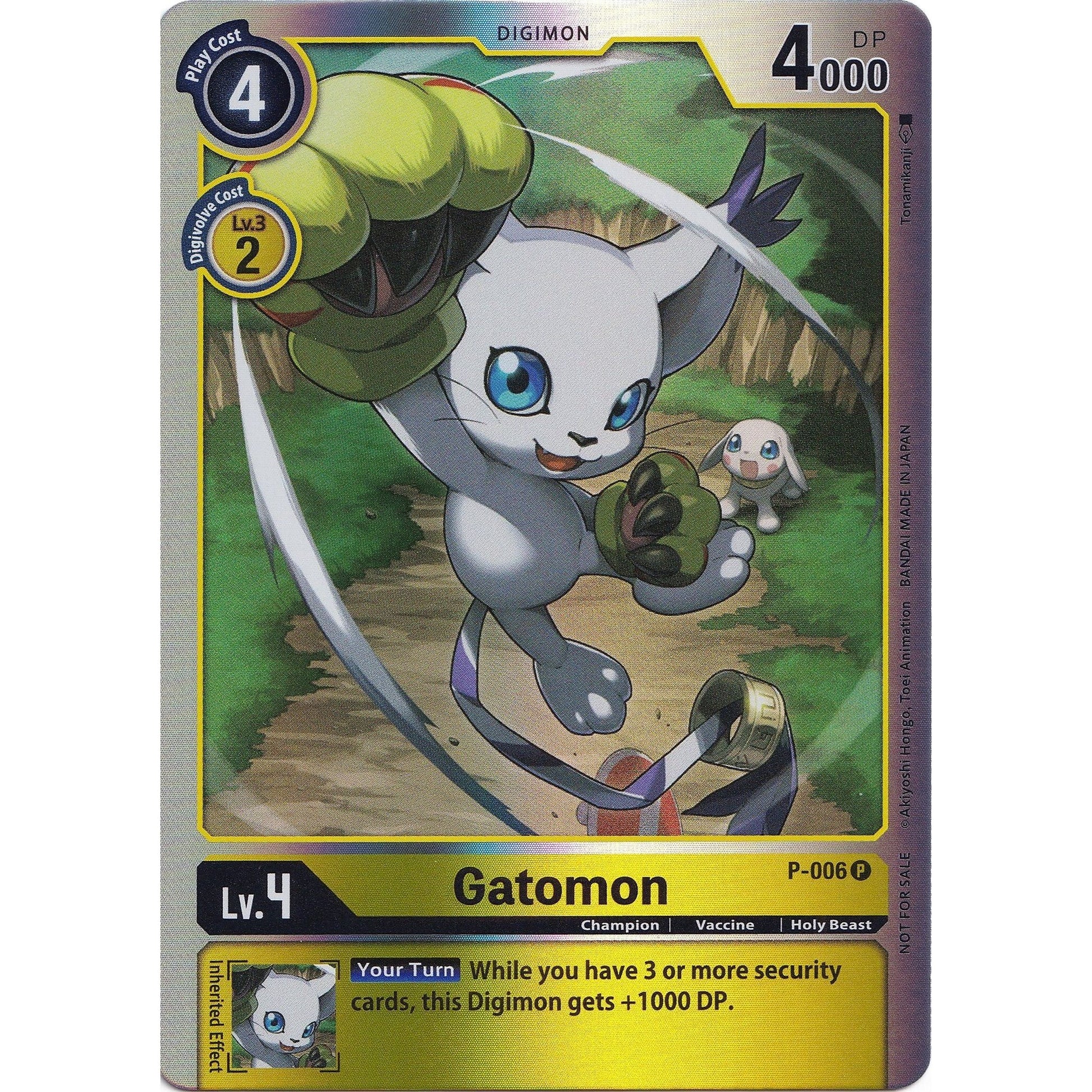 Image for Gatomon - P-006 (Rainbow Foil) (P-006 P) (D-PR) - Digimon Card Game