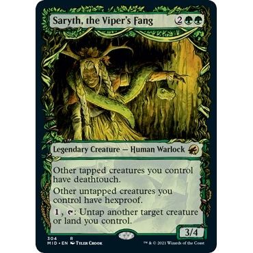 Image for Saryth, the Viper's Fang (Showcase) (304) (MID) - Magic: The Gathering