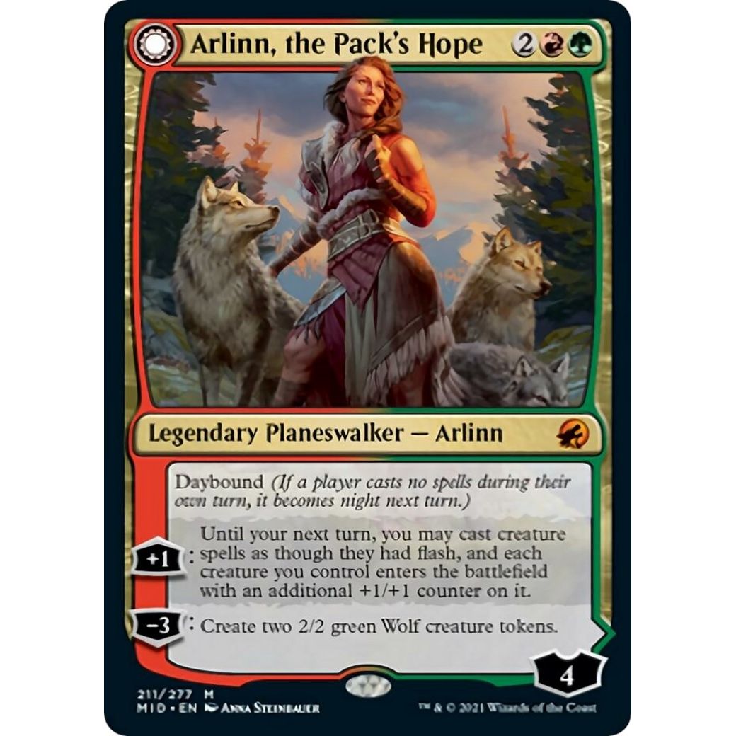 Image for Arlinn, the Pack's Hope (211) (MID) - Magic: The Gathering