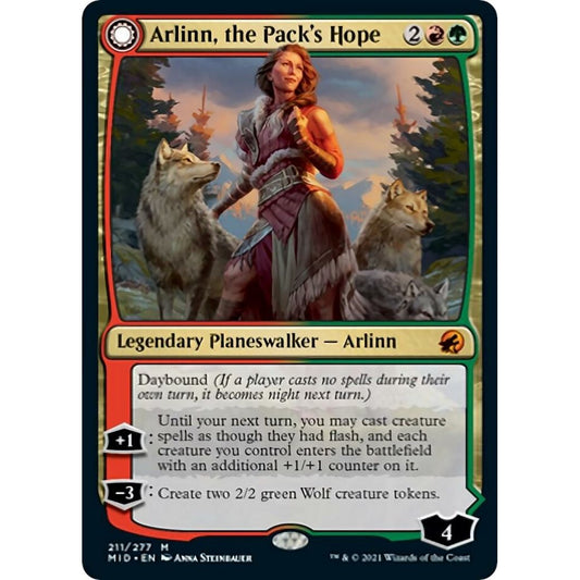 Image for Arlinn, the Pack's Hope (211) (MID) - Magic: The Gathering