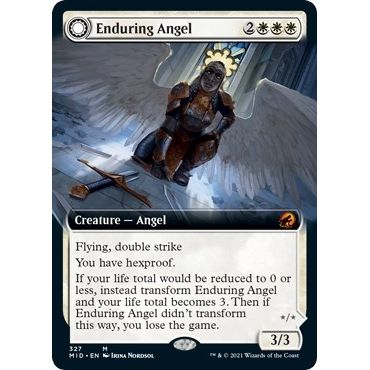 Image for Enduring Angel (Extended Art) (327) (MID) - Magic: The Gathering