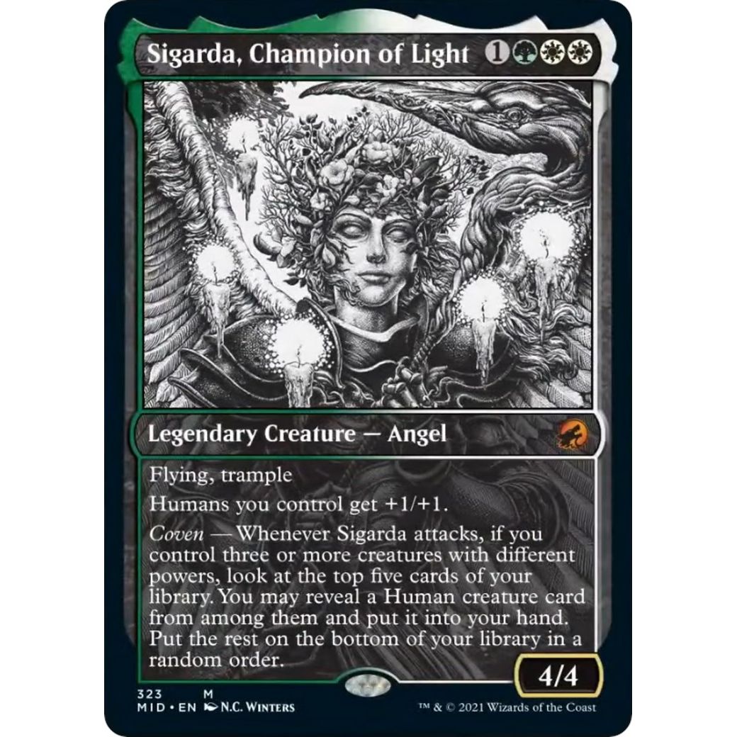Image for Sigarda, Champion of Light (Showcase) (323) (MID) - Magic: The Gathering