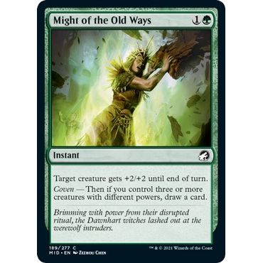 Image for Might of the Old Ways (189) (MID) - Magic: The Gathering