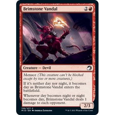 Image for Brimstone Vandal (130) (MID) - Magic: The Gathering