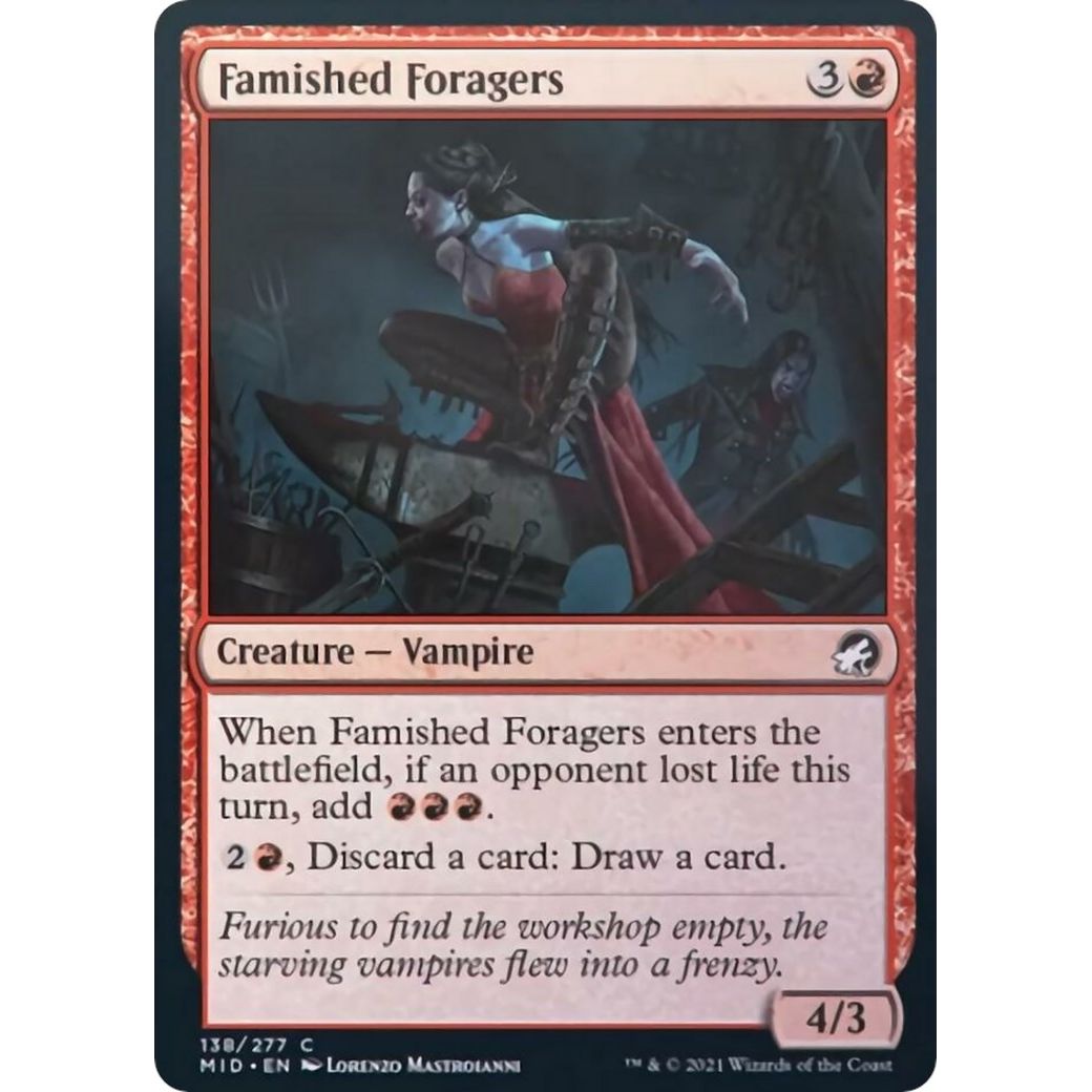 Image for Famished Foragers (138) (MID) - Magic: The Gathering