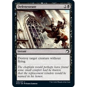 Image for Defenestrate (95) (MID) - Magic: The Gathering