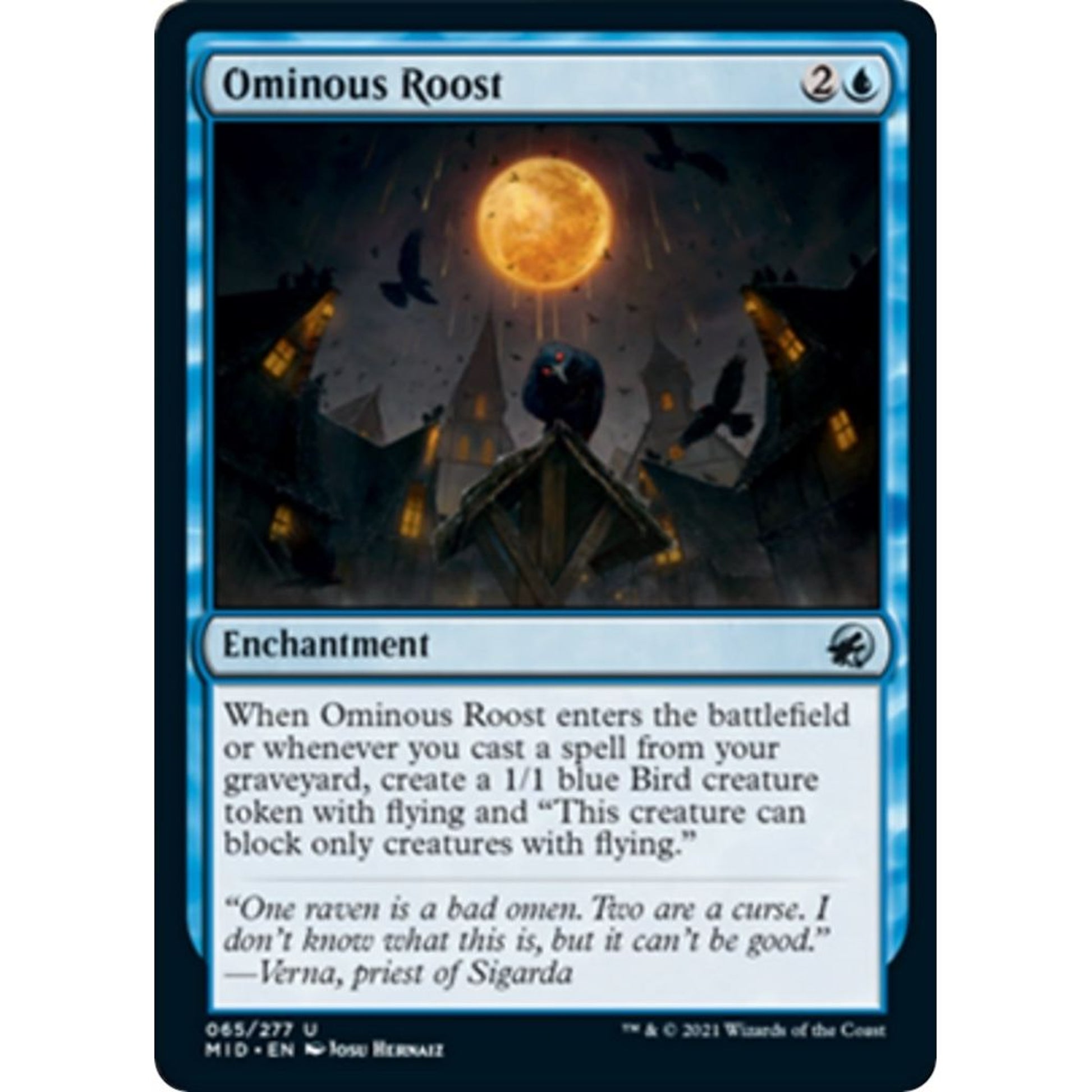 Image for Ominous Roost (65) (MID) - Magic: The Gathering