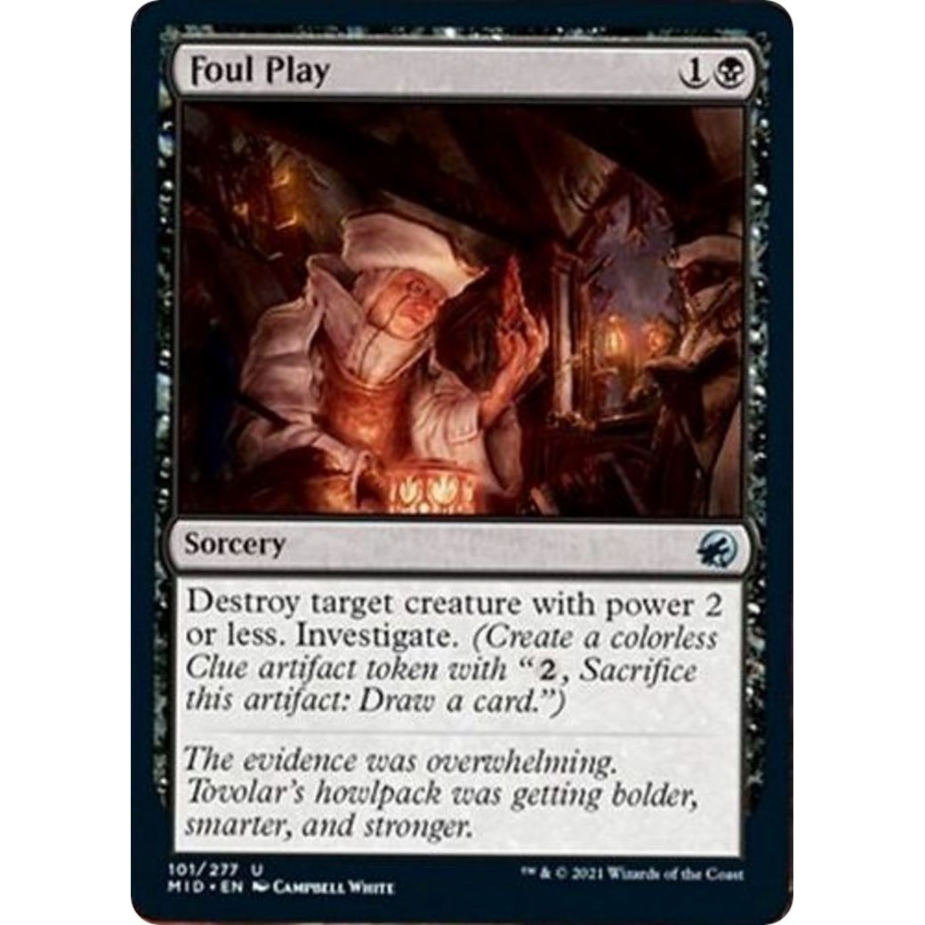 Image for Foul Play (101) (MID) - Magic: The Gathering
