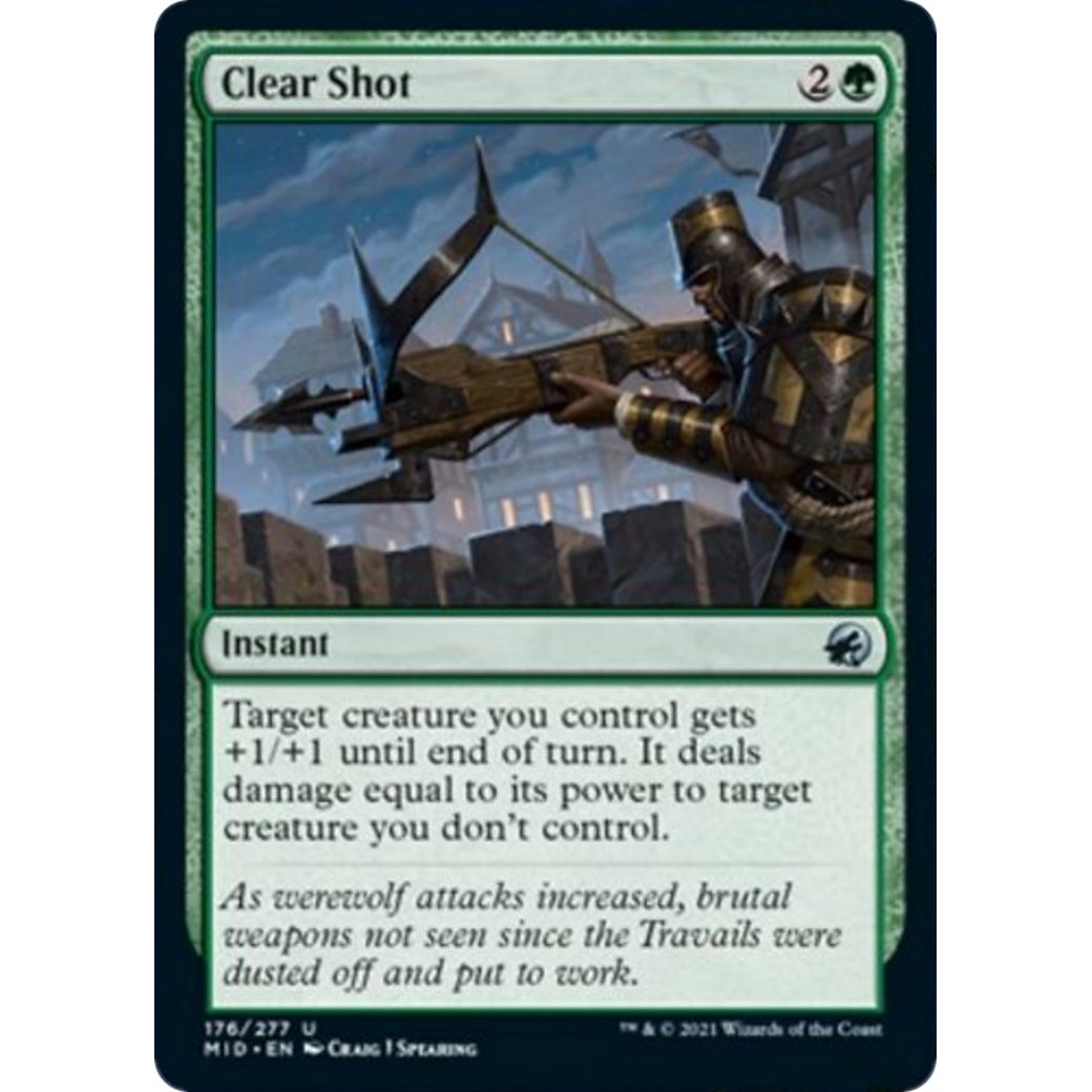 Image for Clear Shot (176) (MID) - Magic: The Gathering