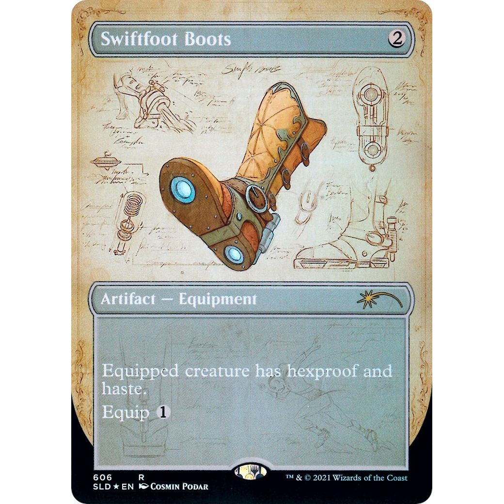 Image for Swiftfoot Boots (606) (SLD) - Magic: The Gathering