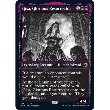Image for Gisa, Glorious Resurrector (Showcase) (314) (MID) - Magic: The Gathering
