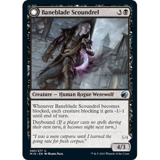 Image for Baneblade Scoundrel (85) (MID) - Magic: The Gathering