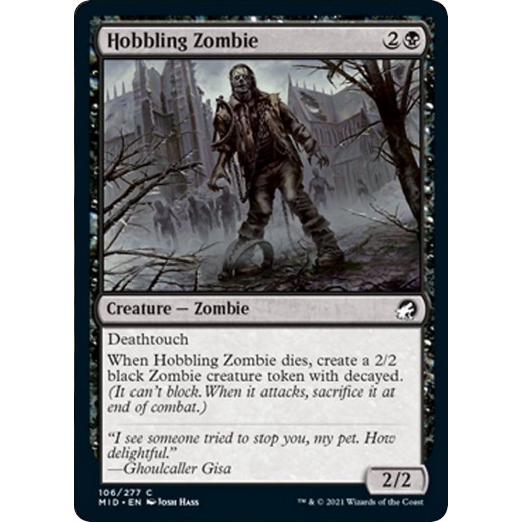 Image for Hobbling Zombie (106) (MID) - Magic: The Gathering