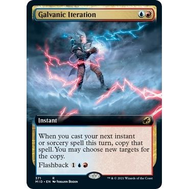 Image for Galvanic Iteration (Extended Art) (371) (MID) - Magic: The Gathering