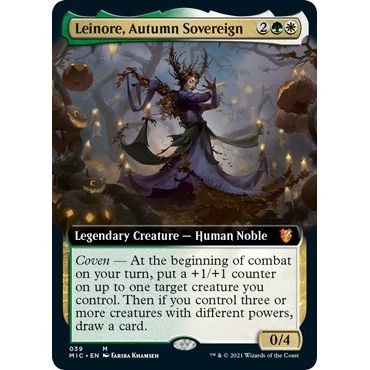 Image for Leinore, Autumn Sovereign (Extended Art) (39) (MIC) - Magic: The Gathering