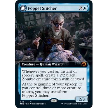 Image for Poppet Stitcher (Extended Art) (339) (MID) - Magic: The Gathering