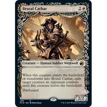 Image for Brutal Cathar (Showcase) (286) (MID) - Magic: The Gathering