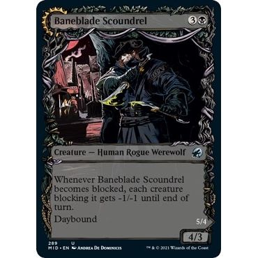 Image for Baneblade Scoundrel (Showcase) (289) (MID) - Magic: The Gathering