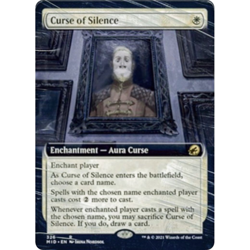 Image for Curse of Silence (Extended Art) (326) (MID) - Magic: The Gathering