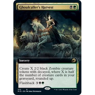 Image for Ghoulcaller's Harvest (Extended Art) (372) (MID) - Magic: The Gathering