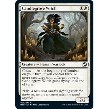 Image for Candlegrove Witch (8) (MID) - Magic: The Gathering