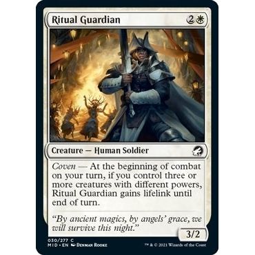Image for Ritual Guardian (30) (MID) - Magic: The Gathering