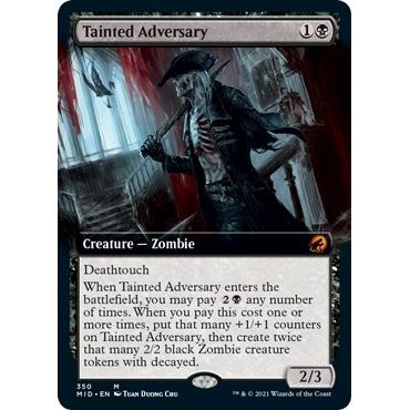 Image for Tainted Adversary (Extended Art) (350) (MID) - Magic: The Gathering