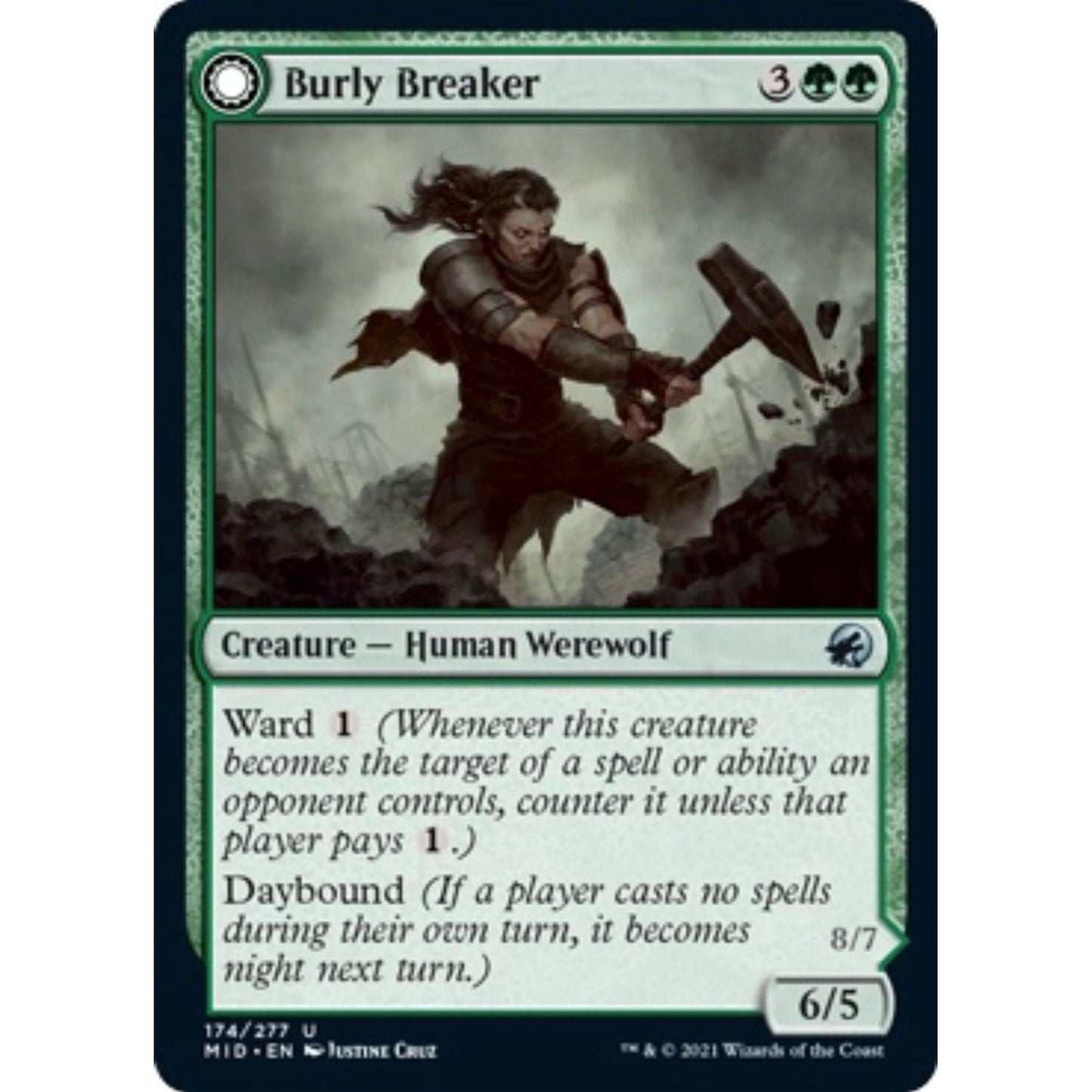 Image for Burly Breaker (174) (MID) - Magic: The Gathering