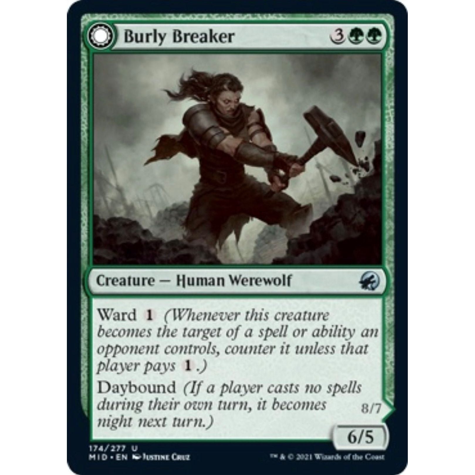 Image for Burly Breaker (174) (MID) - Magic: The Gathering