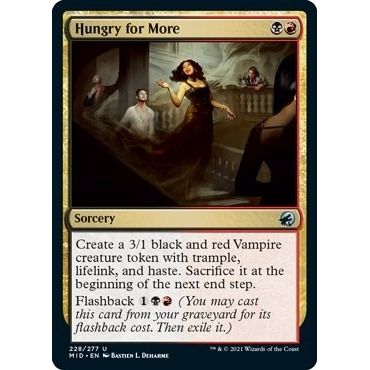 Image for Hungry for More (228) (MID) - Magic: The Gathering