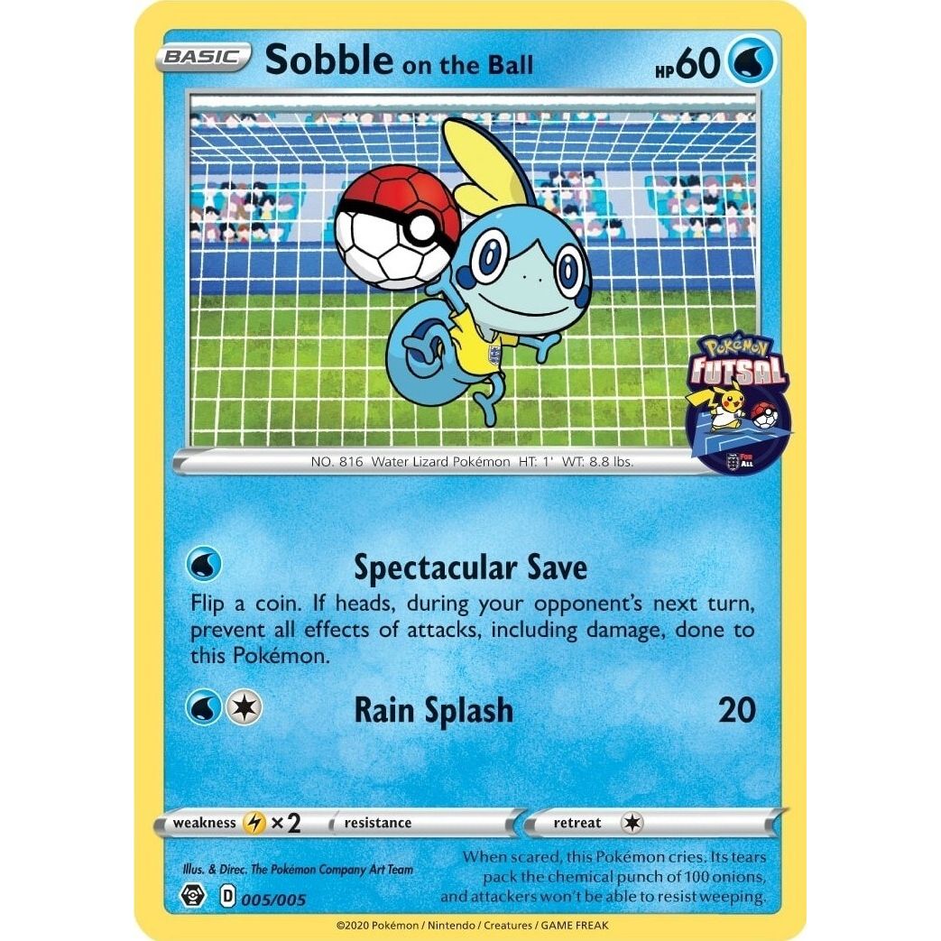 Image for Sobble on the Ball - 005/005 (Pokemon Futsal) (005/005) (MCAP) - Pokemon