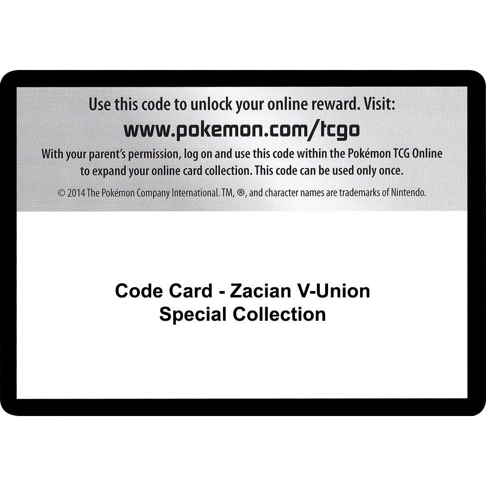 Image for Code Card - Zacian V-UNION Special Collection (SWSH07) - Pokemon